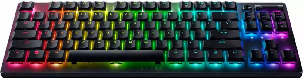 Геймърска клавиатура Razer DeathStalker V2 Pro Tenkeyless Wireless Low Profile Optical Linear Red Switch US - RZ03-04370100-R3M1 