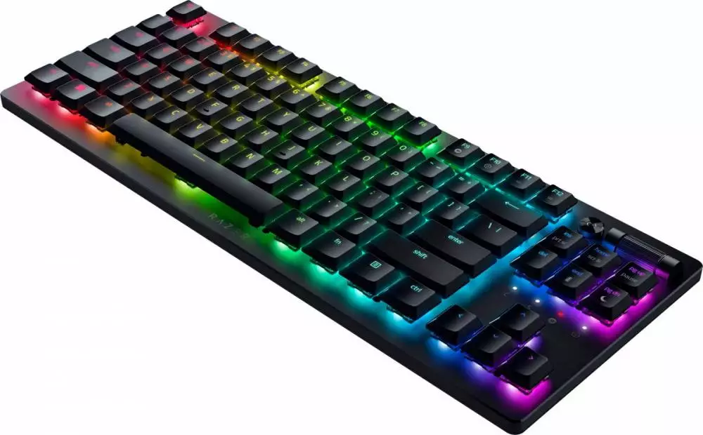 Геймърска клавиатура Razer DeathStalker V2 Pro Tenkeyless Wireless Low Profile Optical Linear Red Switch US - RZ03-04370100-R3M1 