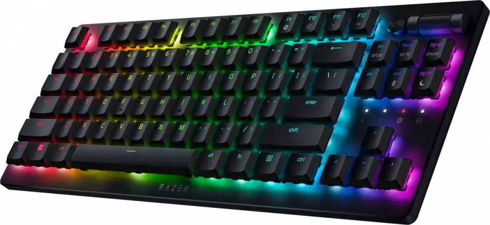 Геймърска клавиатура Razer DeathStalker V2 Pro Tenkeyless Wireless Low Profile Optical Linear Red Switch US - RZ03-04370100-R3M1 