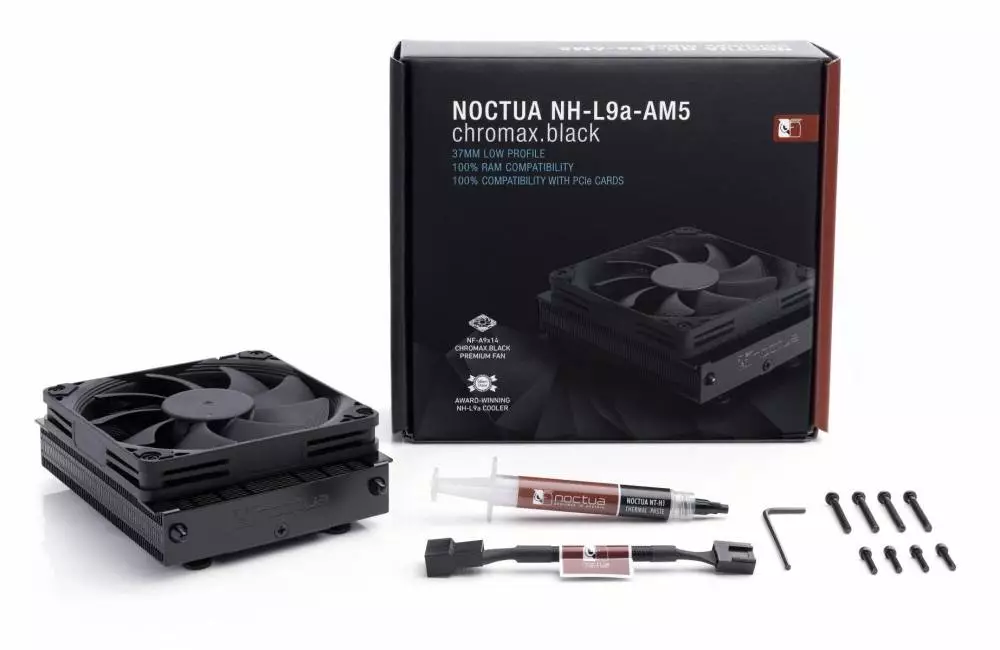 Охлаждане за процесор Noctua NH-L9A-AM5 Chromax.black, сокет AM5