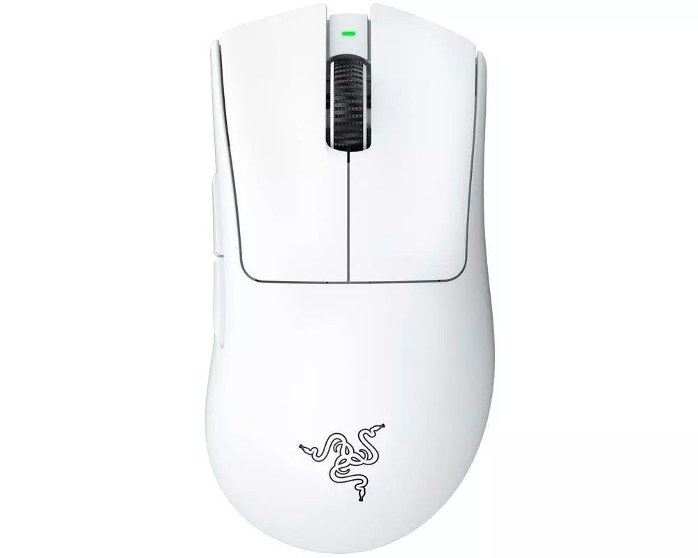 Геймърска мишка Razer DeathAdder V3 Pro White Edition Wireless Gaming Mouse - RZ01-04630200-R3G1