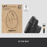 Мишка Logitech Lift for Business Vertical Wireless Mouse Graphite - 910-006494