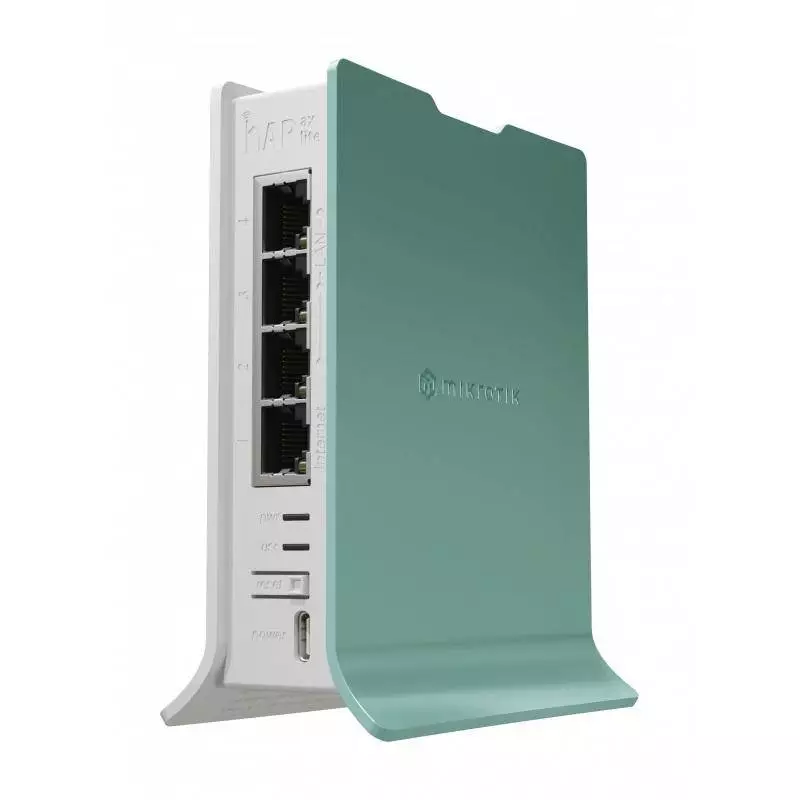 Рутер MikroTik hAP ax lite L41G-2axD, CPU 1GHz, 2.4GHz, 4x10/100/1000, WiFi