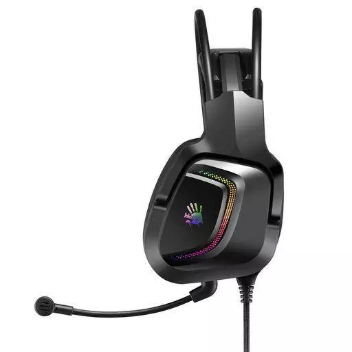 Геймърски слушалки Bloody G575, USB, 7.1, RGB, Микрофон, Черни