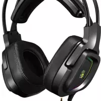 Геймърски слушалки Bloody G575, USB, 7.1, RGB, Микрофон, Черни