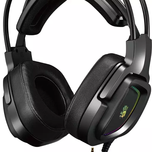Геймърски слушалки Bloody G575, USB, 7.1, RGB, Микрофон, Черни