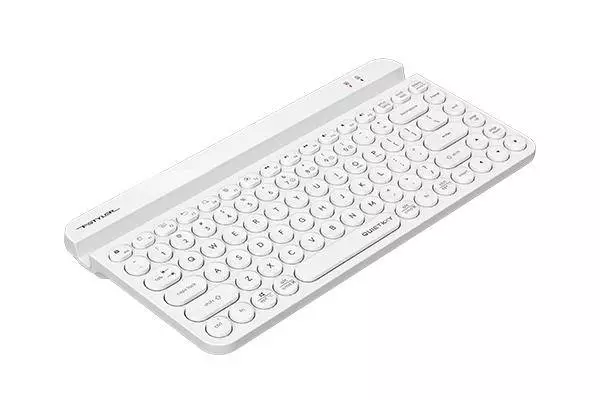 Безжична клавиатура A4tech Fstyler FBK30 Bluetooth 2.4G Стойка за телефон Кирилизирана Бяла