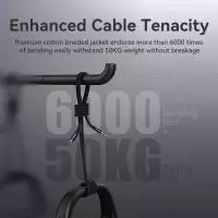 Vention Аудио Кабел Cotton Braided TRRS 3.5mm Male to 3.5mm F - 0.5m - Gold plated, Aluminum alloy - BHCBD
