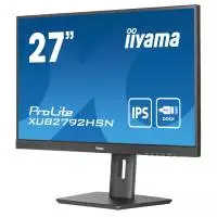 Монитор IIYAMA ProLite XUB2792HSN-B5 27", IPS, FHD 1920x1080, 75Hz, 4ms, HDMI, DisplayPort, USB-C