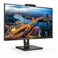 Монитор Philips 242B1H/00, 23.8", IPS, FHD 1920x1080, 60Hz, 4ms, USB, HDMI, VGA, DVI, WebCam