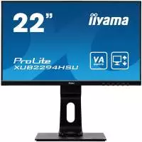 Монитор IIYAMA XUB2294HSU-B1, VA, 21.5", FHD 1920x1080, 60Hz, 4ms, VGA, HDMI, DP, USB