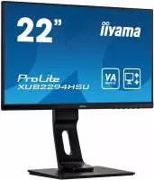Монитор IIYAMA XUB2294HSU-B1, VA, 21.5", FHD 1920x1080, 60Hz, 4ms, VGA, HDMI, DP, USB