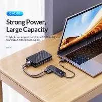 Orico хъб HUB USB3.0 4 port Black - PAPW4A-U3-015-BK