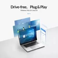 Orico хъб HUB USB3.0 4 port Black - PAPW4A-U3-015-BK
