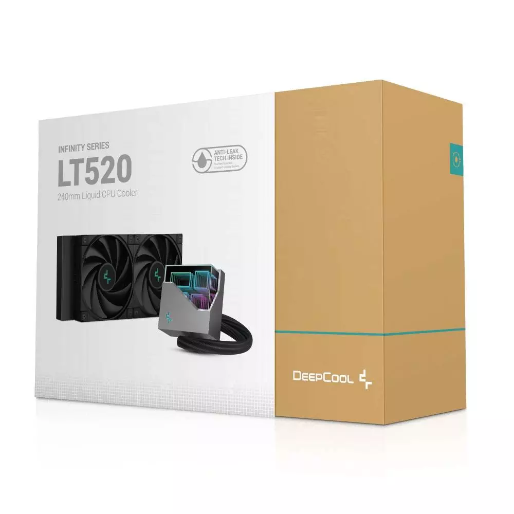 Водно охлаждане за процесор DeepCool LT520 Water Cooling ARGB, Infinity mirror design