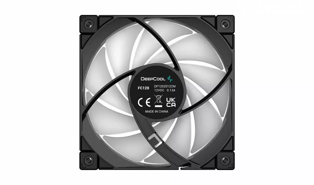 Комплект вентилатори DeepCool FC120 Black ARGB Fan Pack 3-in-1 3x120mm