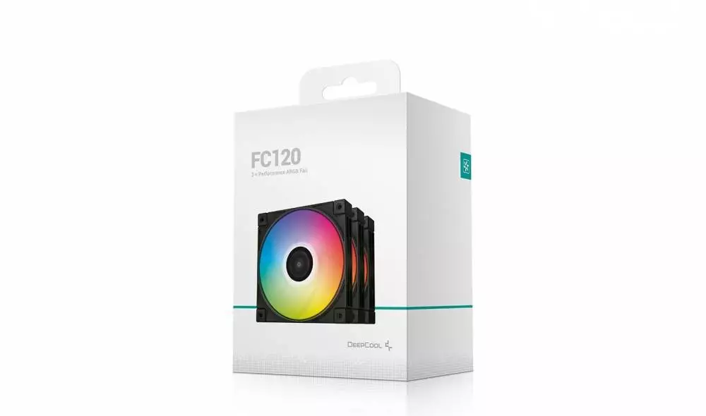 Комплект вентилатори DeepCool FC120 Black ARGB Fan Pack 3-in-1 3x120mm