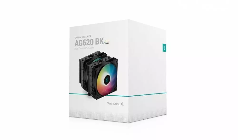 Охладител за процесор DeepCool AG620 BK ARGB Dual-Tower CPU Cooler