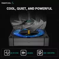 Охладител за процесор DeepCool AK620 Zero Dark Dual-Tower CPU Cooler