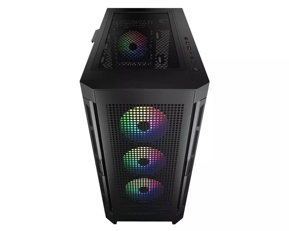 Кутия COUGAR DUOFACE PRO RGB Black Mid-Tower