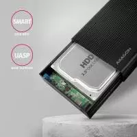 Външна кутия за диск AXAGON EE25-GTR USB-C 3.2 Gen 2, SATA 6G, 2.5" External SSD/HDD Black