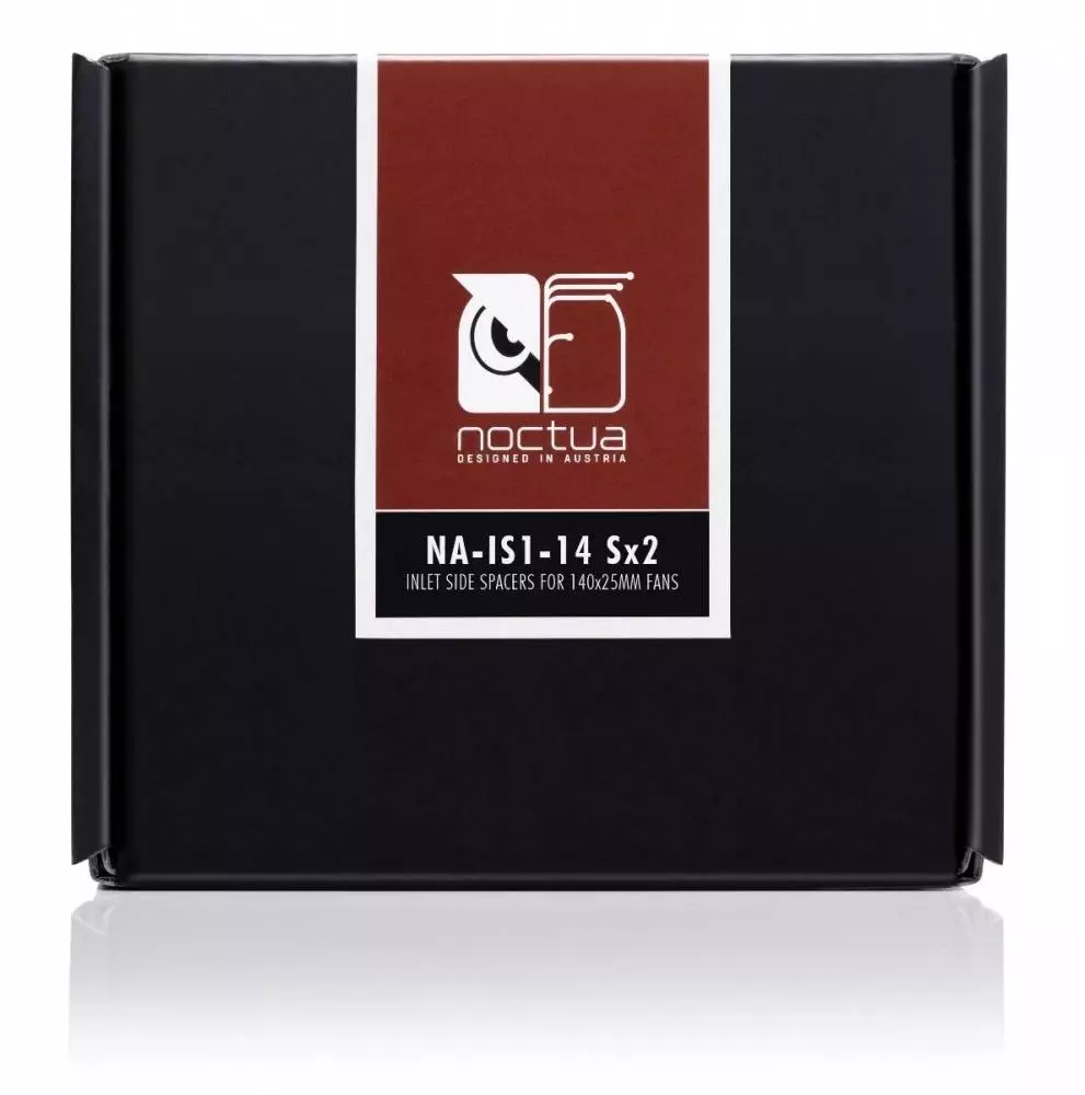 Noctua комплект дистанционери за вентилатор Inlet Side Spacers - 2pcs pack 140x25 mm Fans - NA-IS1-14-Sx2