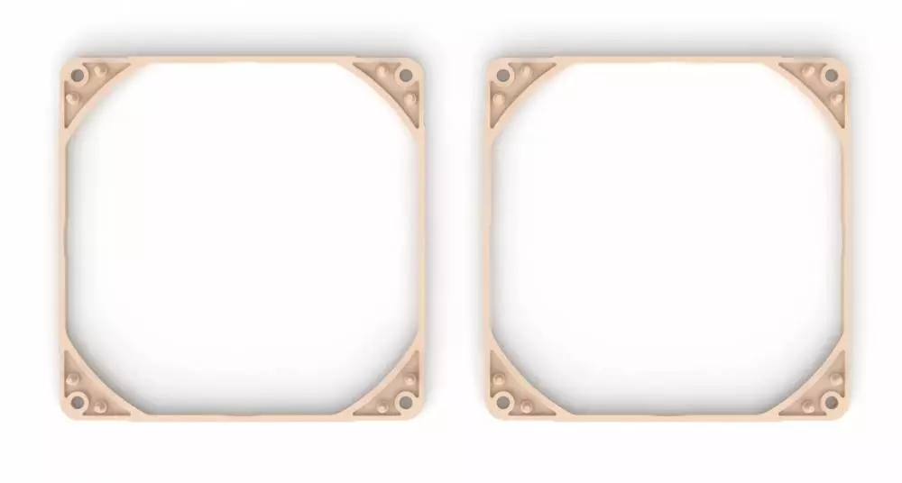 Noctua комплект дистанционери за вентилатор Inlet Side Spacers - 2pcs pack 140x25 mm Fans - NA-IS1-14-Sx2