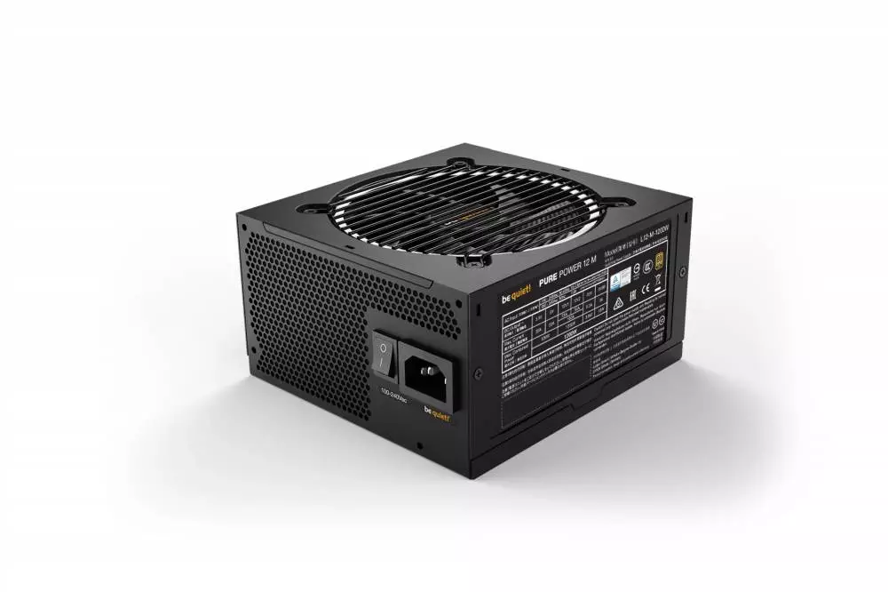 Захранване be quiet! Pure Power 12 M 1200W PSU ATX 3.0, PCIe Gen5 12VHPWR - BN346