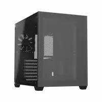 Кутия FSP CMT380B Black TG, ATX Mid Tower, Черна