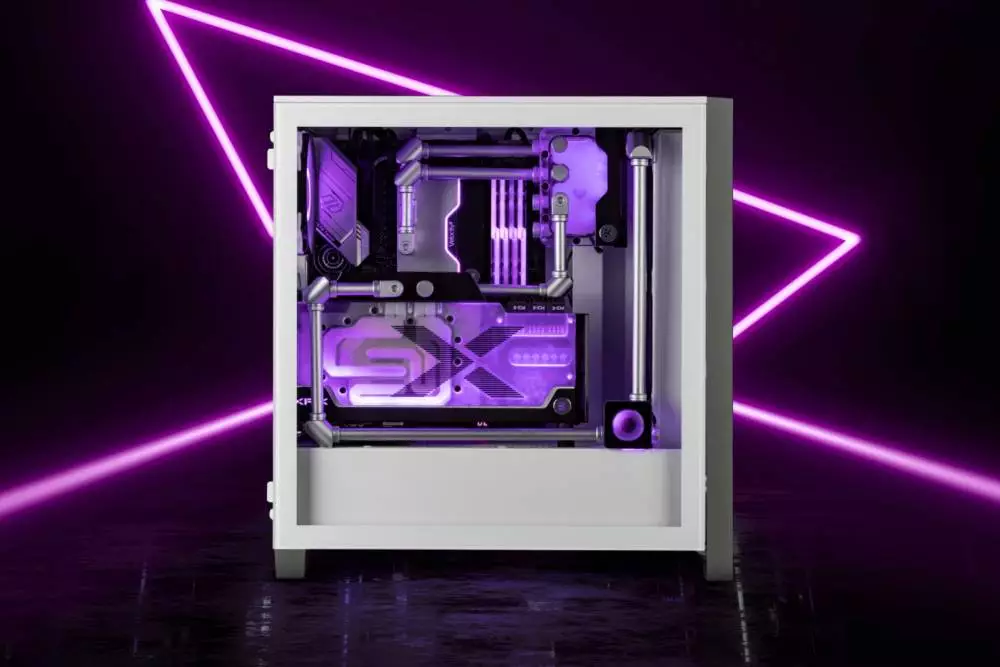 Фитинг EK-Quantum Torque Static FF 90&deg; - Satin Titanium