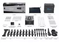 Захранване Seasonic PRIME TX-1300TR2, 1300W, 80 Plus Titanium PSU, SSR-1300TR2, ATX 3.1, PCIe Gen 5.1 - 1TX13TART3A10X 