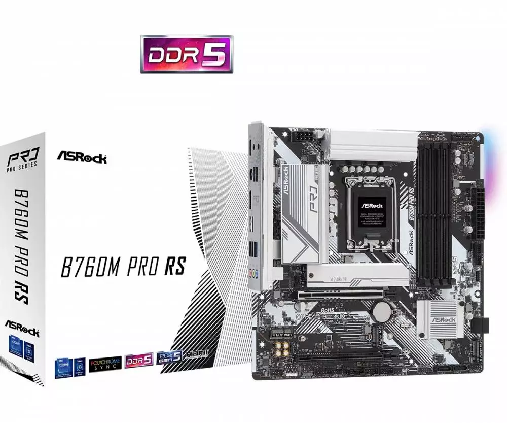 Дънна платка Asrock B760M PRO RS LGA1700 DDR5