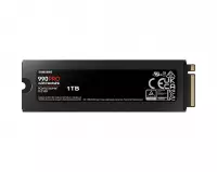 Диск SSD SAMSUNG 990 PRO с Heatsink 1TB M.2 Type 2280 NVMe PCIe Gen4x4 - MZ-V9P1T0CW