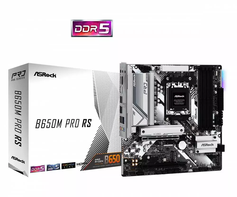 Дънна платка Asrock B650M PRO RS AM5