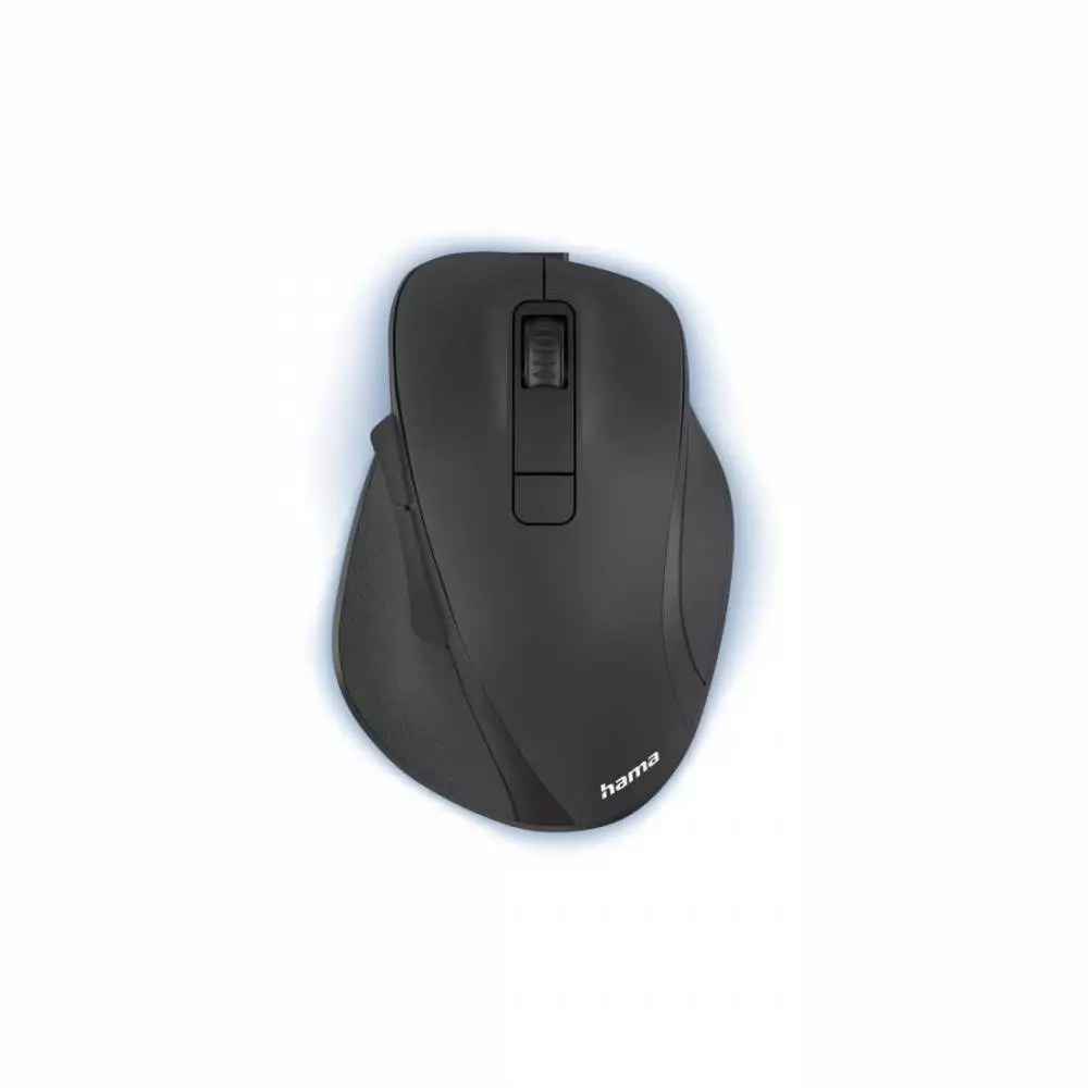 Безжична оптична мишка HAMA  MW-500, черна, 6 бут.,800/1200/1600 dpi, безшумна