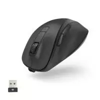 Безжична оптична мишка HAMA  MW-500, черна, 6 бут.,800/1200/1600 dpi, безшумна
