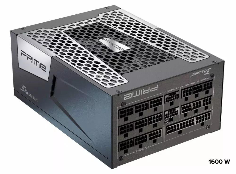 Захранване Seasonic PRIME PX-1600 PSU 1600W 80 Plus Platinum PCIe Gen 5 - SSR-1600PD2