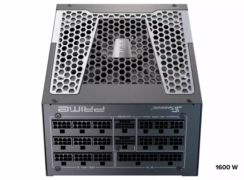 Захранване Seasonic PRIME PX-1600 PSU 1600W 80 Plus Platinum PCIe Gen 5 - SSR-1600PD2