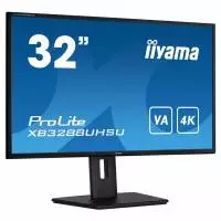 Монитор IIYAMA XB3288UHSU-B5, 31.5", VA, 4K UHD 3840x2160, 60Hz, 3ms, AMD FreeSync, HDMI, DP