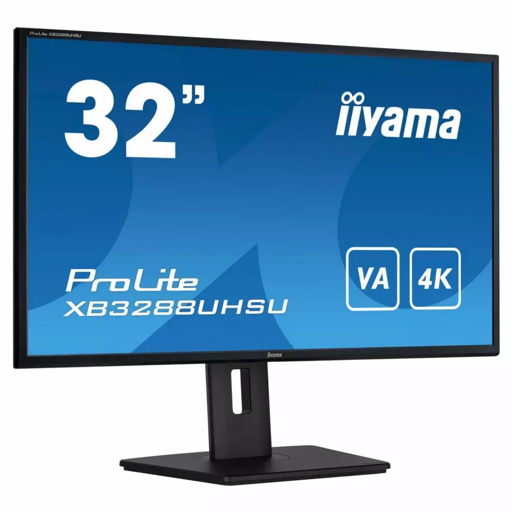 Монитор IIYAMA XB3288UHSU-B5, 31.5", VA, 4K UHD 3840x2160, 60Hz, 3ms, AMD FreeSync, HDMI, DP