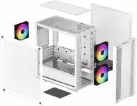 Кутия DeepCool CC360 ARGB White Mid-Tower mATX Case
