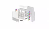 Кутия DeepCool CH560 ARGB White Mid-Tower Case