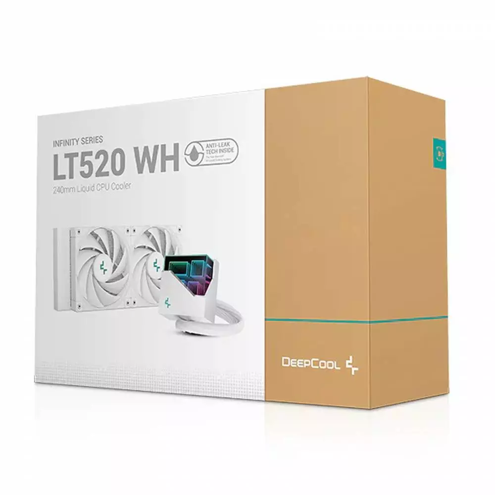 Водно охлаждане за процесор DeepCool LT520 WH 240mm Liquid CPU Cooler