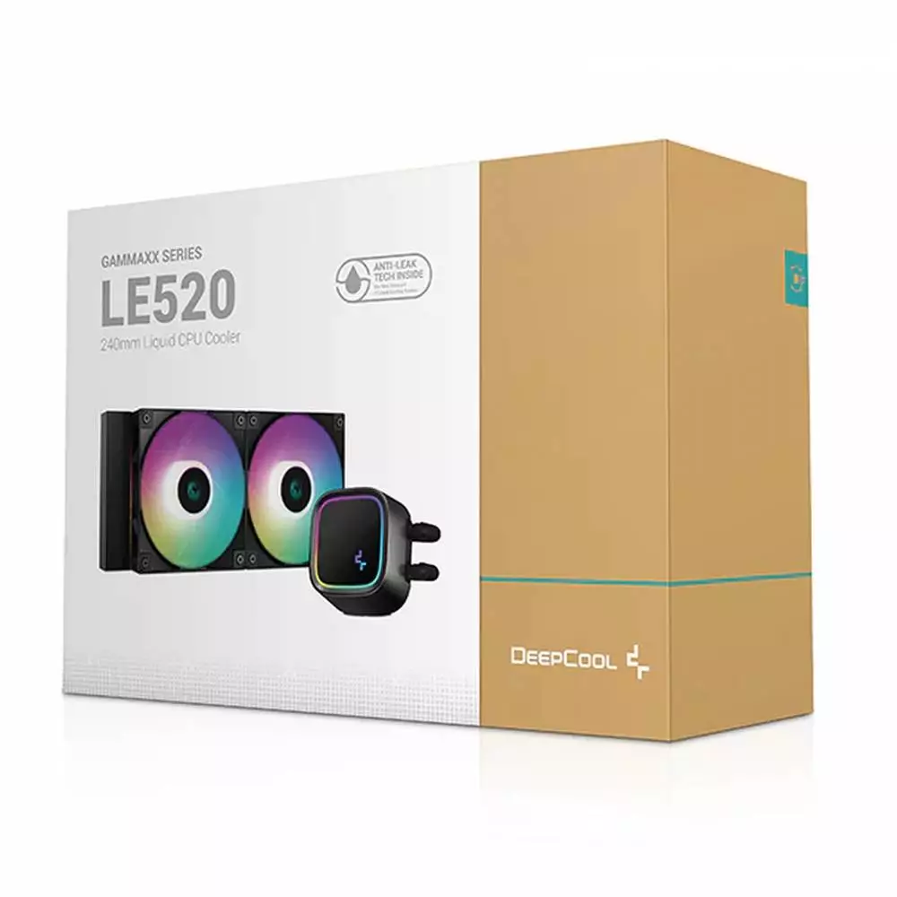 Водно охлаждане за процесор DeepCool LE520 Black AIO Liquid Cooler