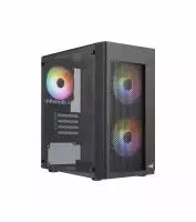 Кутия AeroCool Hexform-G-BK-v2 Case mATX 3 fans included