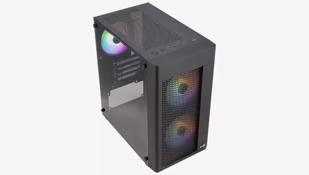 Кутия AeroCool Hexform-G-BK-v2 Case mATX 3 fans included