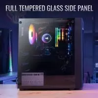 Кутия AeroCool Hexform-G-BK-v2 Case mATX 3 fans included
