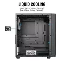 Кутия AeroCool Hexform-G-BK-v2 Case mATX 3 fans included