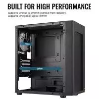Кутия AeroCool Hexform-G-BK-v2 Case mATX 3 fans included
