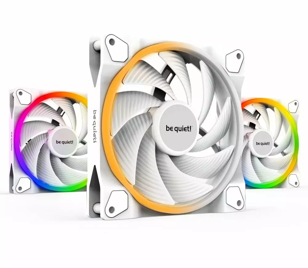 Вентилатори be quiet! LIGHT WINGS White 140mm PWM High-Speed Triple-Pack Fan 3-in-1 - BL103
